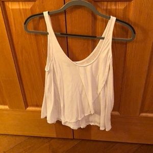 American eagle white tank worn once